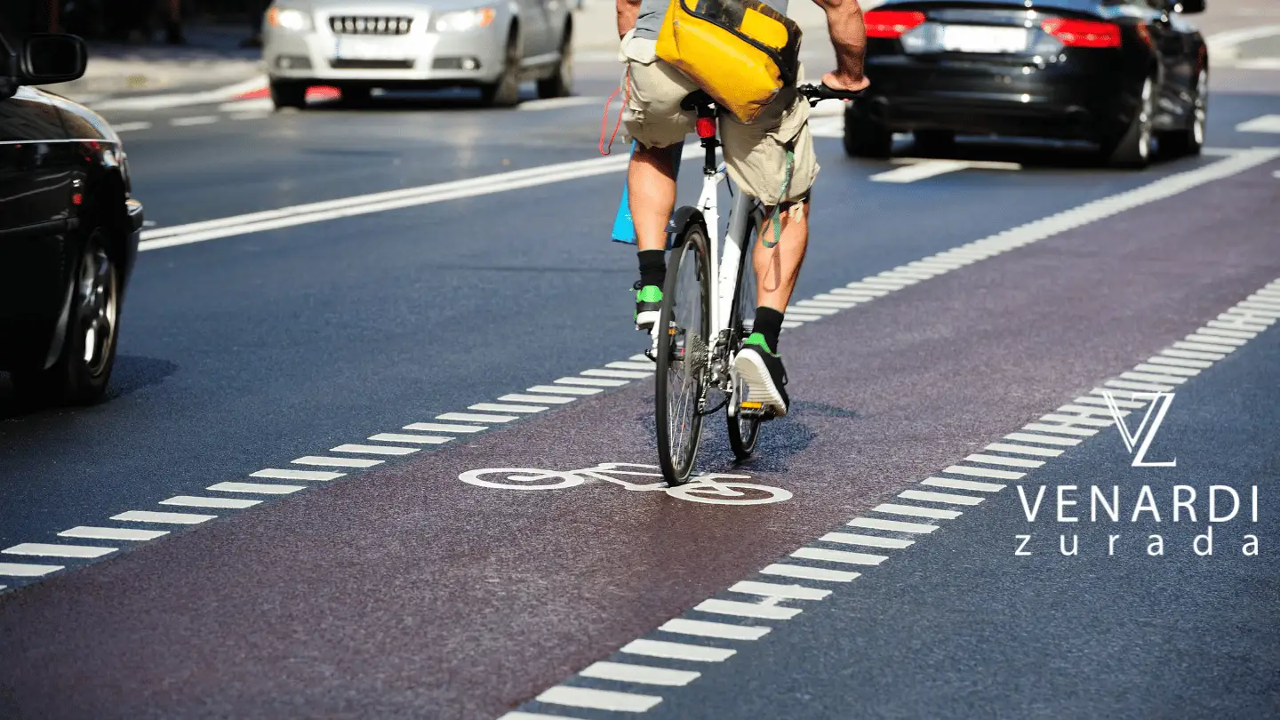 Lane Splitting by Bicycles