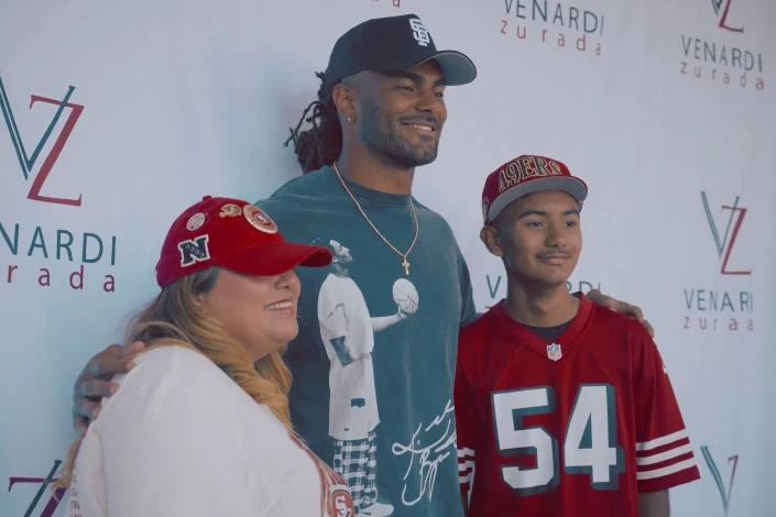 Venardi Zurada Hosts First Annual Back to School Event with Fred Warner and Shoe Palace