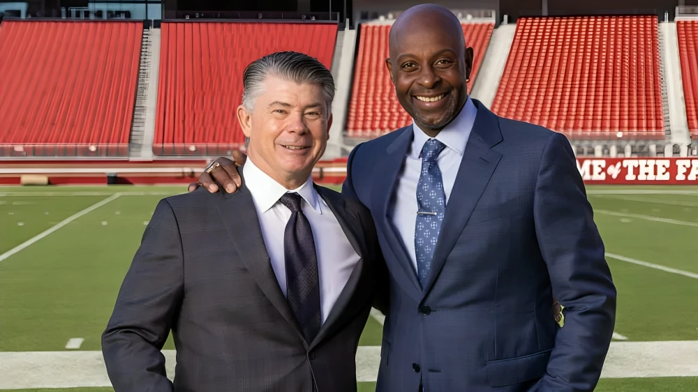 Mark Venardi and Jerry Rice